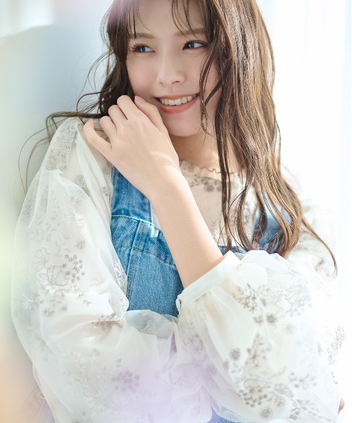 mysty woman（ミスティウーマン）の「フローラルチュール刺繍ブラウス  314960（シャツ/ブラウス・レディース・アイボリー/ブラック/ライトブルー/ピンクベージュ・FREE）」の18枚目の写真