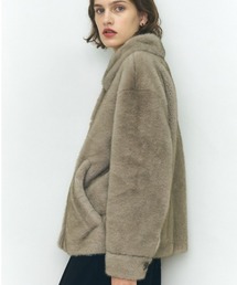 レディース muel chic ムートンコート リバーシブル