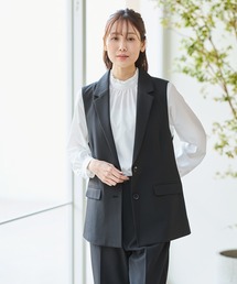 【ストレッチ・ウォッシャブル・イージーケア】セレモニー対応テーラードジレ