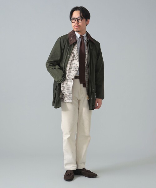 セール】【別注】Barbour / BEDALE CLASSIC FIT ポリエステル メモリー