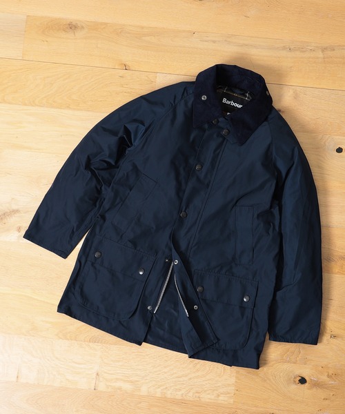 Barbour（バブアー）の「【別注】Barbour / BEDALE CLASSIC FIT ポリエステル メモリーツイル ジャケット（ブルゾン・メンズ・ネイビー/オリーブ・40/34/44/42/38/36）」の3枚目の写真
