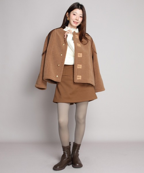 本日限定お値下げ❣️カールドノヒュー　リバーシブル　ムートンジレ 本日限定お値下げ❣️カールドノヒュー リバーシブル ムートンジレ