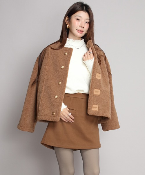 セール】2WAYリバーシブルジャケット（フェイクスエード/ボア