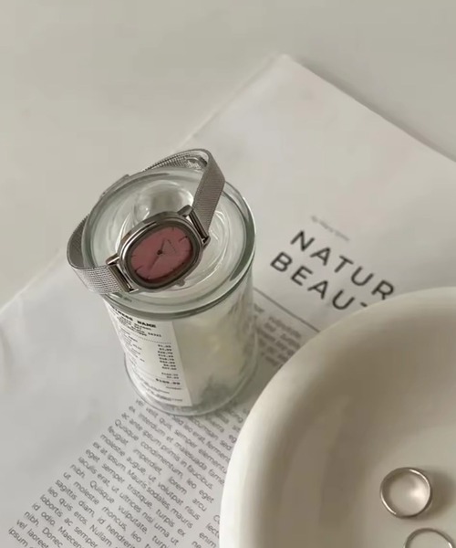 Port（ポート）の「【 Port / ポート 】 クラシック オーバル メッシュベルト ウォッチ / アナログ 腕時計 #（アナログ腕時計・レディース・ピンク/グリーン/シルバー/ブルー/パープル・FREE）」の10枚目の写真