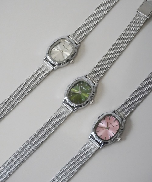 Port（ポート）の「【 Port / ポート 】 クラシック オーバル メッシュベルト ウォッチ / アナログ 腕時計 #（アナログ腕時計・レディース・ピンク/グリーン/シルバー/ブルー/パープル・FREE）」の18枚目の写真