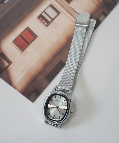 Port / ポート 】 クラシック オーバル メッシュベルト ウォッチ