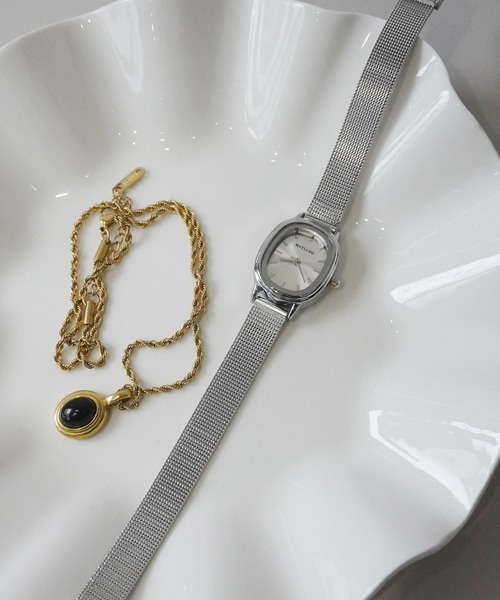 Port（ポート）の「【 Port / ポート 】 クラシック オーバル メッシュベルト ウォッチ / アナログ 腕時計 #（アナログ腕時計・レディース・ピンク/グリーン/シルバー/ブルー/パープル・FREE）」の16枚目の写真