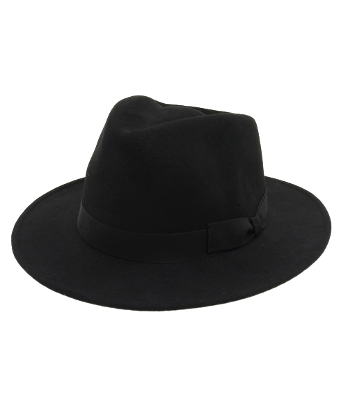 AMERICAN RAG CIE（アメリカンラグシー）の「AMERICAN RAG CIE　フェルトハット made in ITALY / 104-AZC-F115/426（ハット・メンズ・ブラック/ブラウン/オリーブ・59）」の13枚目の写真