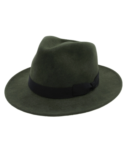 AMERICAN RAG CIE（アメリカンラグシー）の「AMERICAN RAG CIE　フェルトハット made in ITALY / 104-AZC-F115/426（ハット・メンズ・ブラック/ブラウン/オリーブ・59）」の12枚目の写真