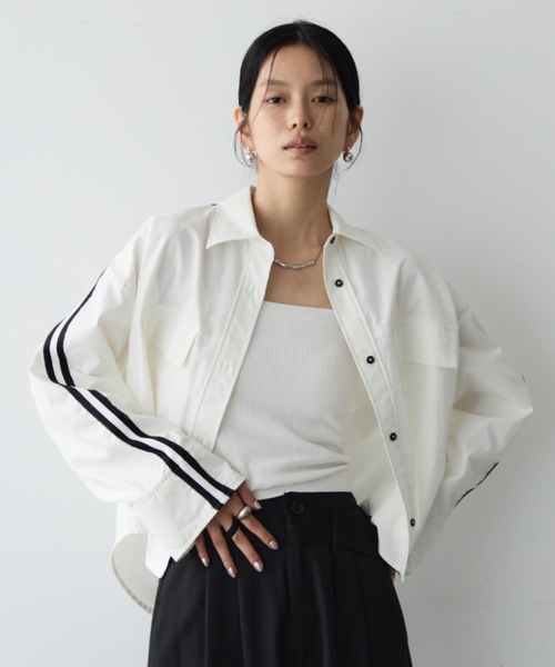 トップス s124 ZW COLLECTION SATIN EFFECT CAPE SHIRT - Golden | ZARA Canada