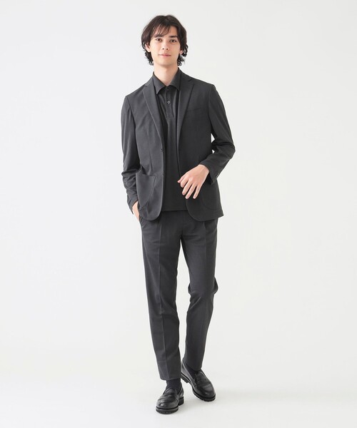 B:MING by BEAMS（ビーミングバイビームス）の「Breeze Cool(R) メッシュ 2ボタン ジャケット (セットアップ対応／ナローフィット)（テーラードジャケット・メンズ・チャコールグレー/ネイビー/オリーブ・LARGE/MEDIUM/SMALL/X-LARGE）」の19枚目の写真