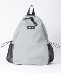 FILA フィラ ブランド ロゴ 刺繍 大容量 軽量 ナイロン ドローコード 2WAY リュックサック バックパック ワンショルダー 約33L