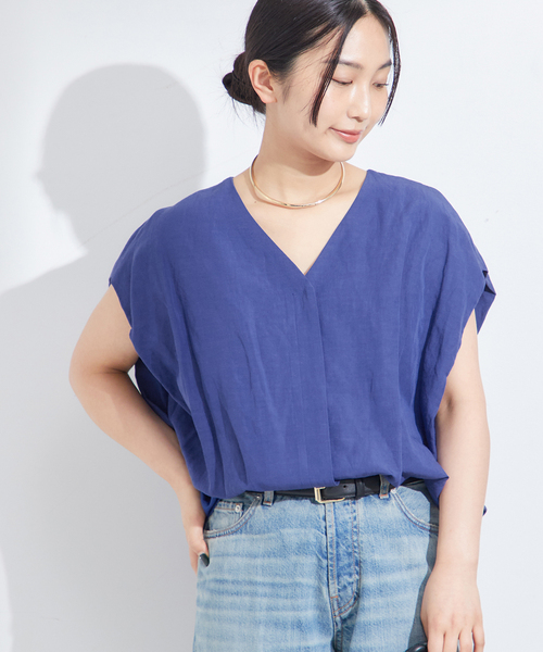 VIS/LINEN ドルマンブラウス（シャツ/ブラウス）｜journal