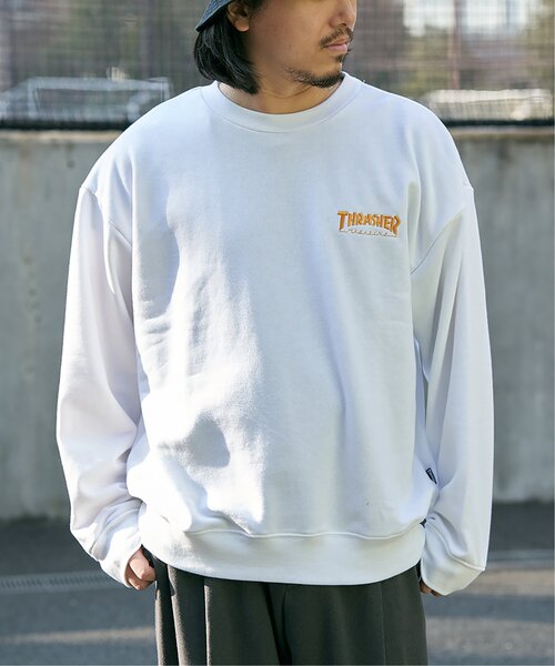 THRASHER(スラッシャー)の「THRASHER スラッシャー ダイヤロゴスウェット(スウェット・メンズ・グレー/ブラック/ホワイト・L/M)」の2枚目の写真