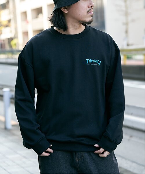THRASHER(スラッシャー)の「THRASHER スラッシャー ダイヤロゴスウェット(スウェット・メンズ・グレー/ブラック/ホワイト・L/M)」の3枚目の写真
