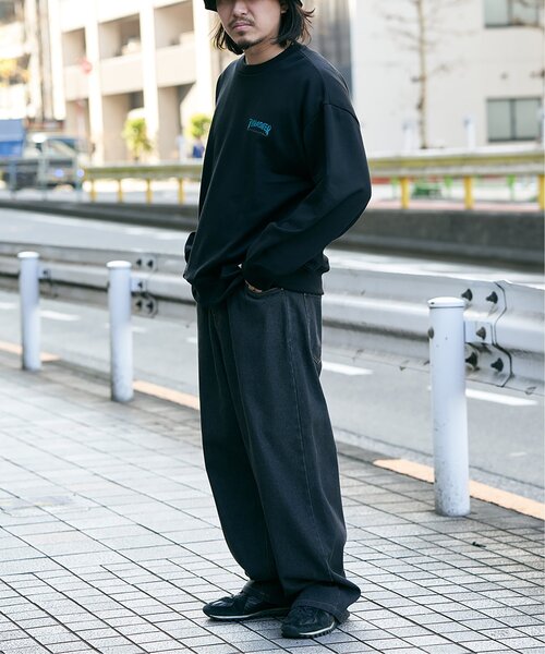 THRASHER(スラッシャー)の「THRASHER スラッシャー ダイヤロゴスウェット(スウェット・メンズ・グレー/ブラック/ホワイト・L/M)」の8枚目の写真