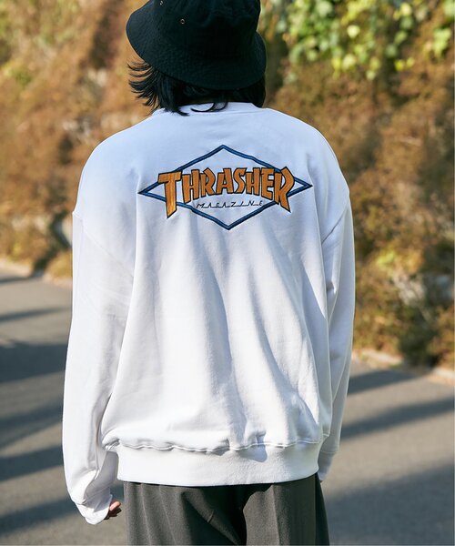 THRASHER(スラッシャー)の「THRASHER スラッシャー ダイヤロゴスウェット(スウェット・メンズ・グレー/ブラック/ホワイト・L/M)」の11枚目の写真