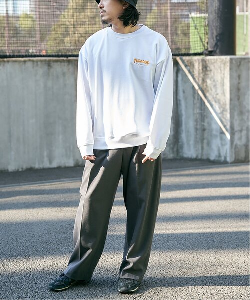 THRASHER(スラッシャー)の「THRASHER スラッシャー ダイヤロゴスウェット(スウェット・メンズ・グレー/ブラック/ホワイト・L/M)」の12枚目の写真