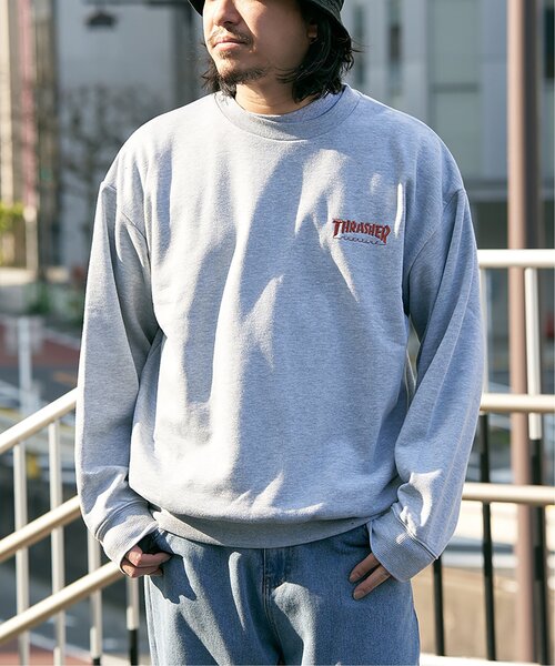 THRASHER(スラッシャー)の「THRASHER スラッシャー ダイヤロゴスウェット(スウェット・メンズ・グレー/ブラック/ホワイト・L/M)」の15枚目の写真