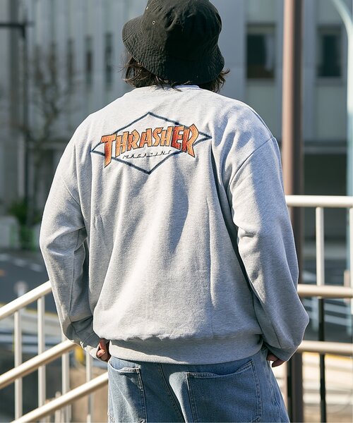 THRASHER(スラッシャー)の「THRASHER スラッシャー ダイヤロゴスウェット(スウェット・メンズ・グレー/ブラック/ホワイト・L/M)」の16枚目の写真