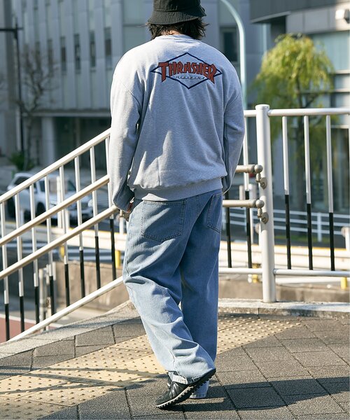 THRASHER(スラッシャー)の「THRASHER スラッシャー ダイヤロゴスウェット(スウェット・メンズ・グレー/ブラック/ホワイト・L/M)」の19枚目の写真