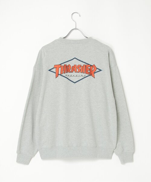 THRASHER(スラッシャー)の「THRASHER スラッシャー ダイヤロゴスウェット(スウェット・メンズ・グレー/ブラック/ホワイト・L/M)」の21枚目の写真