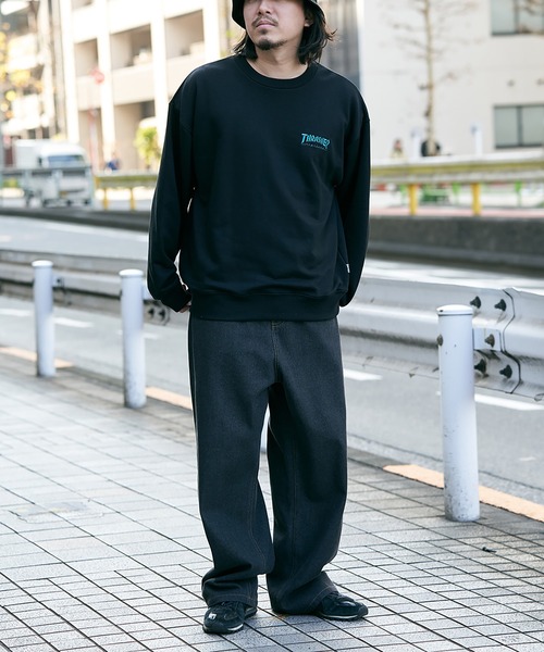 THRASHER(スラッシャー)の「THRASHER スラッシャー ダイヤロゴスウェット(スウェット・メンズ・グレー/ブラック/ホワイト・L/M)」の4枚目の写真