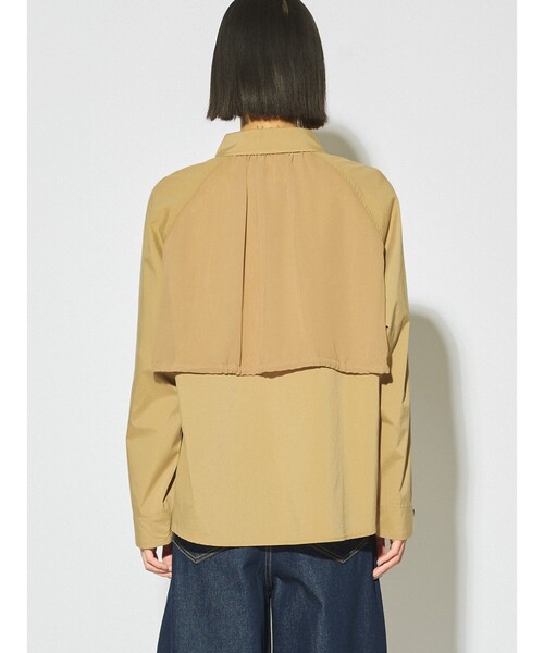 MIDIUMISOLID(ミディウミソリッド)の「MIDIUMISOLID for Ladies トレンチシャツ(シャツ/ブラウス・レディース・ブラック/ベージュ・FREE)」の7枚目の写真