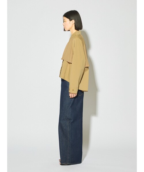 MIDIUMISOLID(ミディウミソリッド)の「MIDIUMISOLID for Ladies トレンチシャツ(シャツ/ブラウス・レディース・ブラック/ベージュ・FREE)」の14枚目の写真