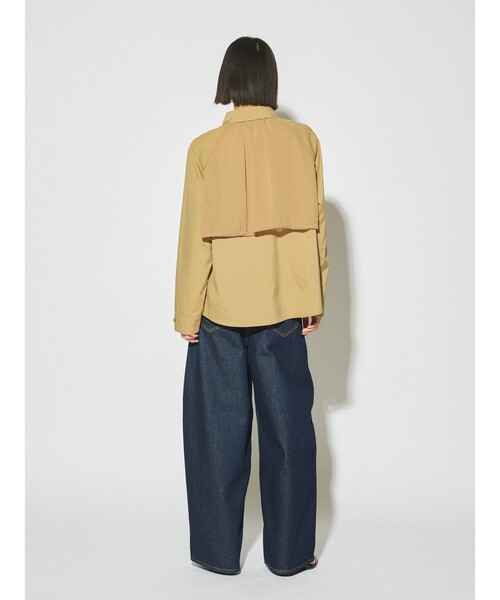 MIDIUMISOLID(ミディウミソリッド)の「MIDIUMISOLID for Ladies トレンチシャツ(シャツ/ブラウス・レディース・ブラック/ベージュ・FREE)」の15枚目の写真