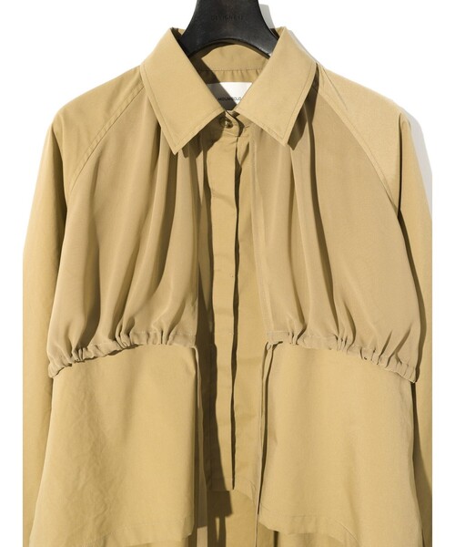 MIDIUMISOLID(ミディウミソリッド)の「MIDIUMISOLID for Ladies トレンチシャツ(シャツ/ブラウス・レディース・ブラック/ベージュ・FREE)」の17枚目の写真