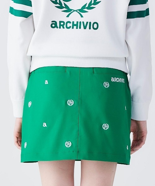 archivio(アルチビオ)の「<LADIES>コットン混刺繍スカート(スカート・レディース・グリーン/ネイビー/ベージュ・S/M/L)」の13枚目の写真