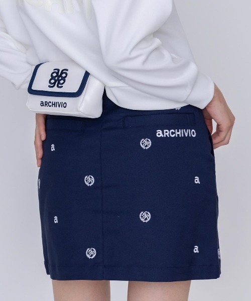 archivio(アルチビオ)の「<LADIES>コットン混刺繍スカート(スカート・レディース・グリーン/ネイビー/ベージュ・S/M/L)」の22枚目の写真