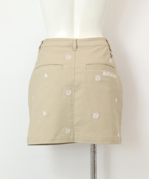 archivio(アルチビオ)の「<LADIES>コットン混刺繍スカート(スカート・レディース・グリーン/ネイビー/ベージュ・S/M/L)」の4枚目の写真