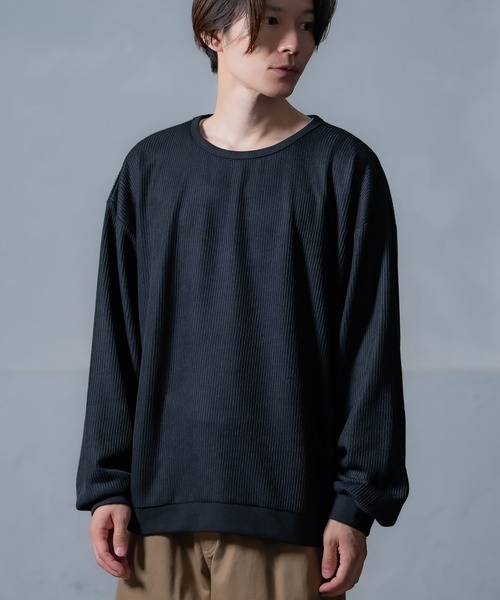 Crownor（クラウノアー）の「サイドジップ トレーナー（スウェット・メンズ・ブラック/ブルー/ライトグレー/ネイビー・SMALL/MEDIUM/LARGE）」の11枚目の写真