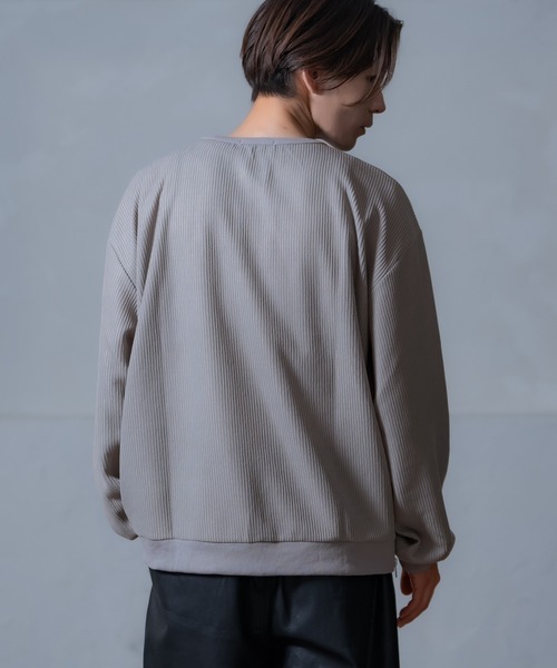 Crownor（クラウノアー）の「サイドジップ トレーナー（スウェット・メンズ・ブラック/ブルー/ライトグレー/ネイビー・SMALL/MEDIUM/LARGE）」の19枚目の写真