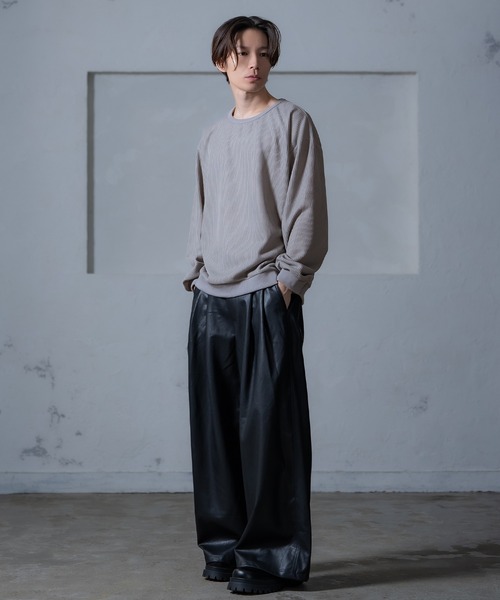Crownor（クラウノアー）の「サイドジップ トレーナー（スウェット・メンズ・ブラック/ブルー/ライトグレー/ネイビー・SMALL/MEDIUM/LARGE）」の20枚目の写真