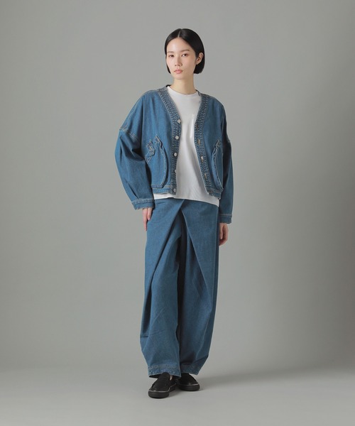 ZUCCa(ズッカ)の「ハイパーストレッチライトデニム / S(その他パンツ・レディース・ネイビー/ブルー・S size/M size)」の8枚目の写真