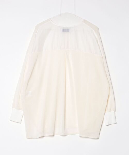 ROSE BUD（ローズバッド）の「ベロアチュールオーバーブラウス（シャツ/ブラウス・レディース・ホワイト・ONE SIZE）」の2枚目の写真