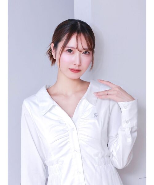 EATME(イートミー)の「チュールドッキングシャツワンピース(ワンピース・レディース・オフホワイト/ブルー/イエロー・SMALL/MEDIUM)」の11枚目の写真