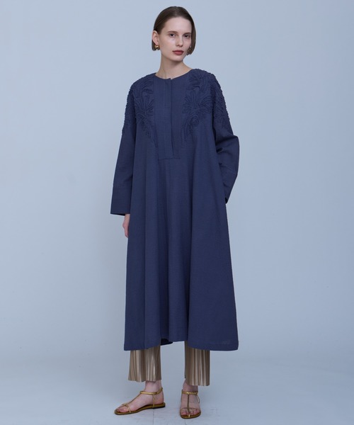 LOISIR ロワズィール☆アーティストコラボ　エンブロイダリーワンピース リネンエンブロイダリーワンピース｜BIGI online store - ビギ
