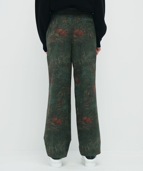 caban（キャバン）の「オーチャードジャカード 2タックパンツ（その他パンツ・レディース・ダークグリーン・S/XS）」の5枚目の写真