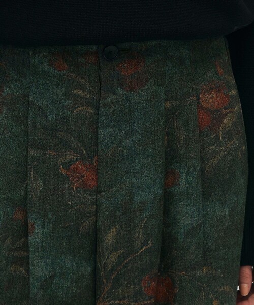 caban（キャバン）の「オーチャードジャカード 2タックパンツ（その他パンツ・レディース・ダークグリーン・S/XS）」の6枚目の写真