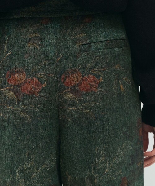 caban（キャバン）の「オーチャードジャカード 2タックパンツ（その他パンツ・レディース・ダークグリーン・S/XS）」の7枚目の写真