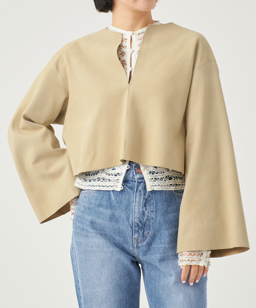 IENA LA BOUCLE GOAT SUEDE レザージャケット IENA LA BOUCLE