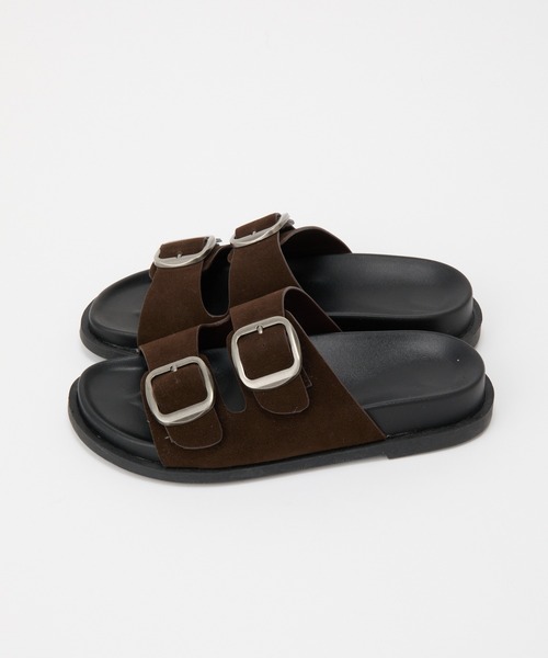 COLONY 2139（コロニートゥーワンスリーナイン）の「ダブルバンドサンダル（サンダル・レディース・ブラック/オフホワイト/ブラウン・LARGE/MEDIUM）」の10枚目の写真