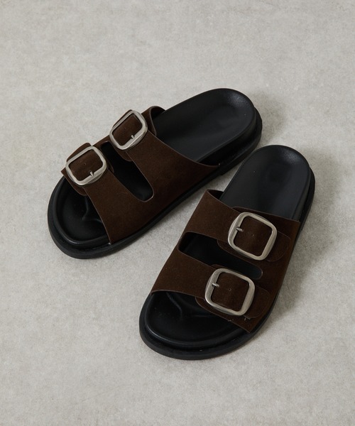 COLONY 2139（コロニートゥーワンスリーナイン）の「ダブルバンドサンダル（サンダル・レディース・ブラック/オフホワイト/ブラウン・LARGE/MEDIUM）」の20枚目の写真