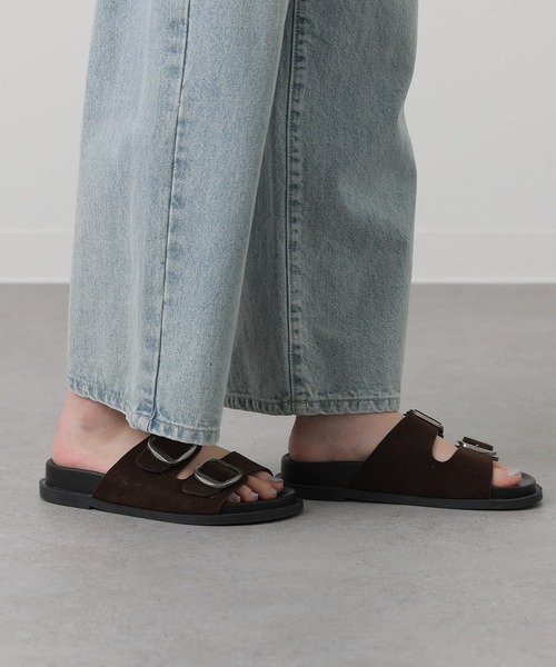 COLONY 2139（コロニートゥーワンスリーナイン）の「ダブルバンドサンダル（サンダル・レディース・ブラック/オフホワイト/ブラウン・LARGE/MEDIUM）」の22枚目の写真