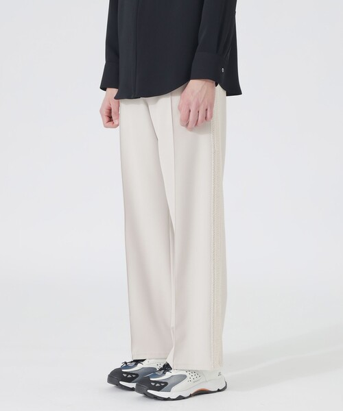 LOVELESS(ラブレス)の「サイドブレードワイドイージー(その他パンツ・メンズ・ホワイト系その他/ブラック・L/M/S)」の1枚目の写真