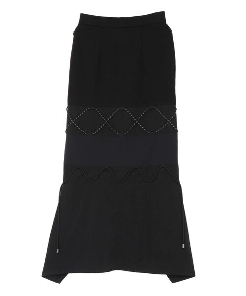 UN3D.（アンスリード）の「WAVE DETAIL SK / ウェーブディテールスカート（スカート・レディース・その他1/ブラック/ホワイト・38/36）」の3枚目の写真